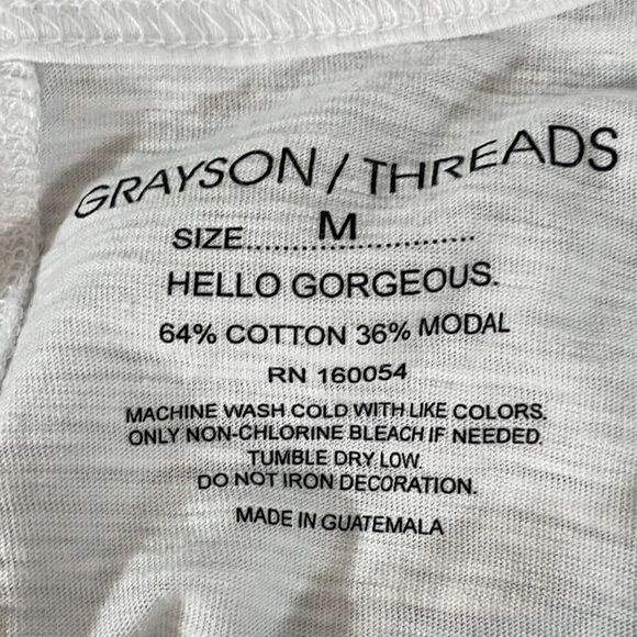 GRAYSON THREADS 'Mama' Graphic Tank Top - White Leopard Print Size Medium - Picture 8 of 10